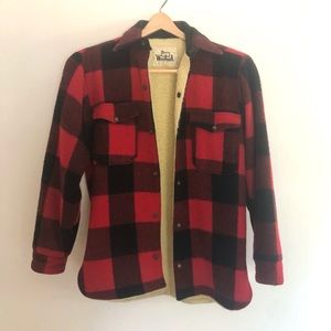Woolrich Vintage Buffalo Plaid Wool Flannel Coat